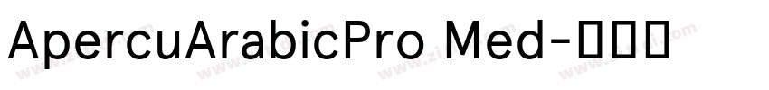 ApercuArabicPro Med字体转换